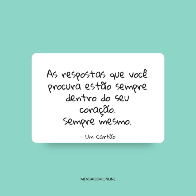 As respostas que você procura