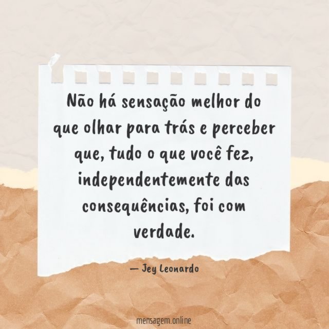 Não há sensação melhor