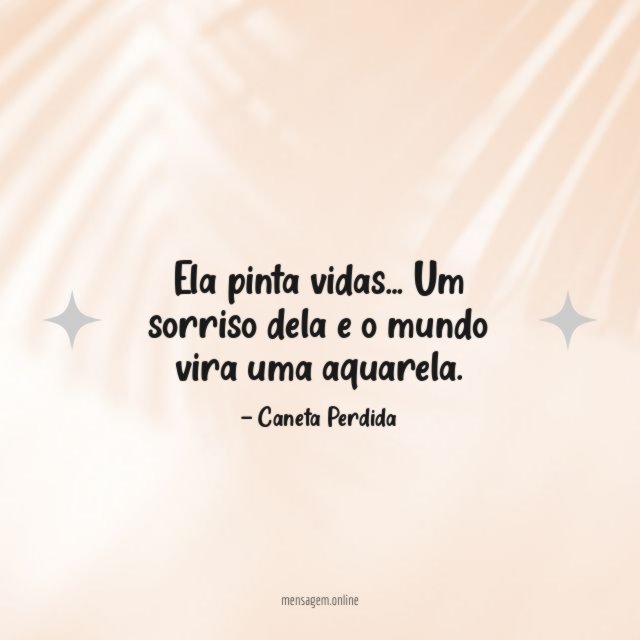 Ela pinta vidas