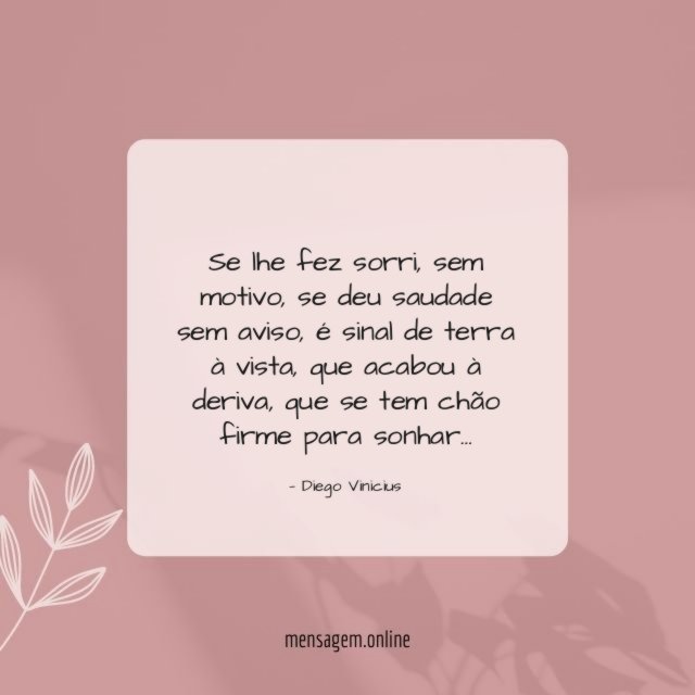 Se lhe fez sorri