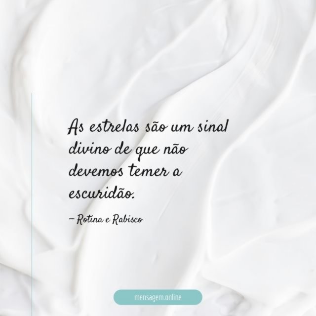As estrelas são um sinal divino