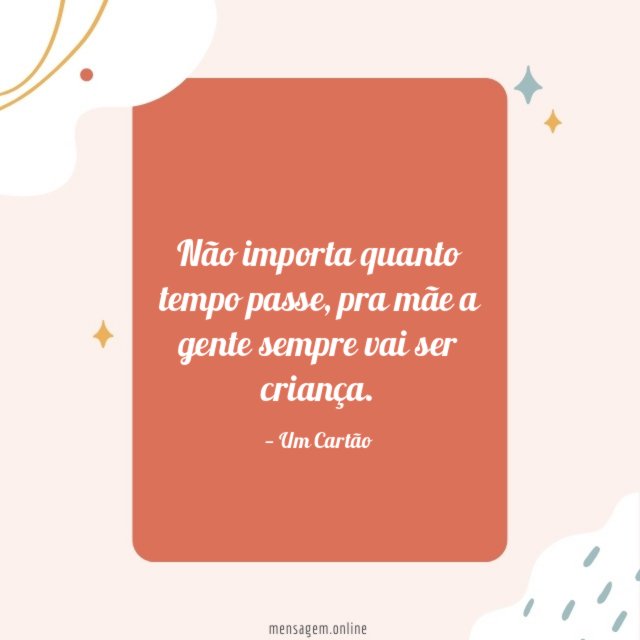 A gente sempre vai ser criança