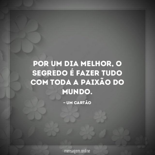 Toda a paixão do mundo