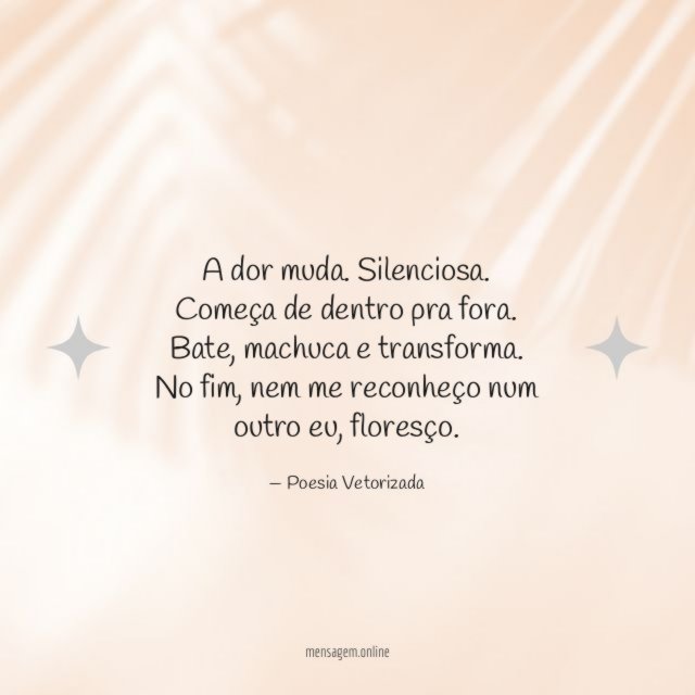 A dor muda