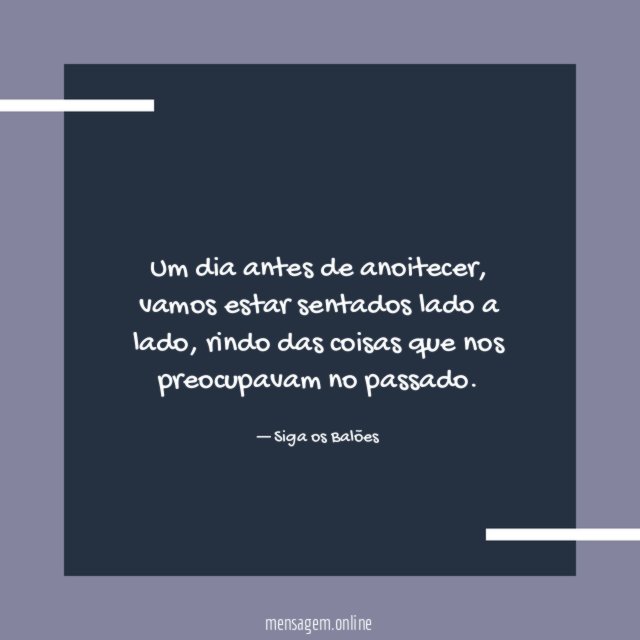 Um dia antes de anoitecer