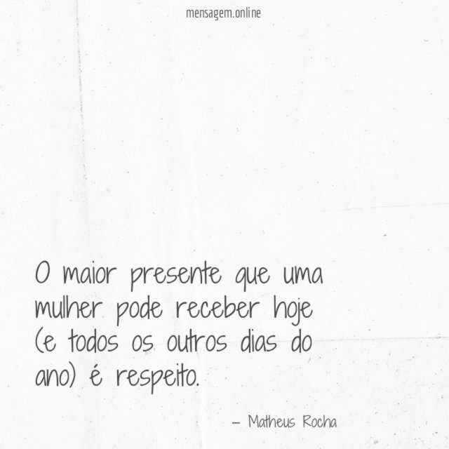 O maior presente que uma mulher