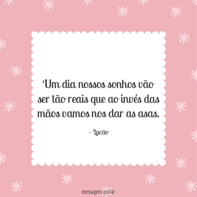 Um dia nossos sonhos