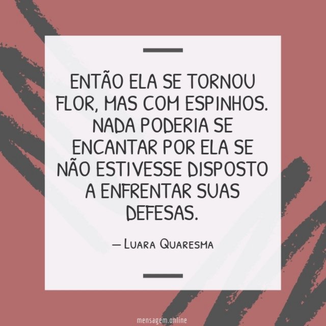Então ela se tornou flor