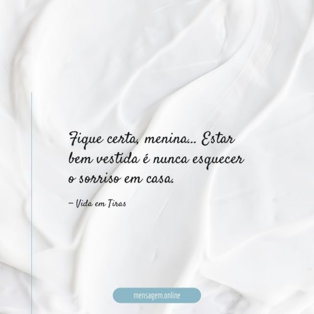 Estar bem vestida
