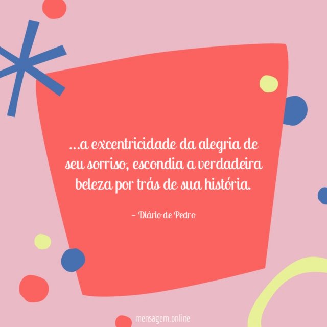 A excentricidade da alegria