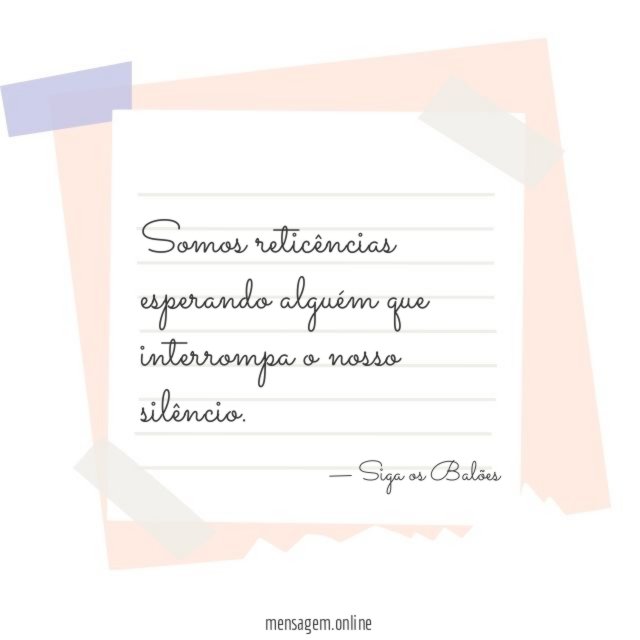Somos reticências