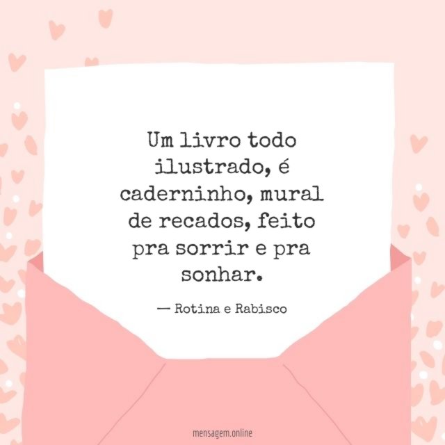 Um livro todo ilustrado