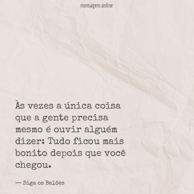 Tudo ficou mais bonito