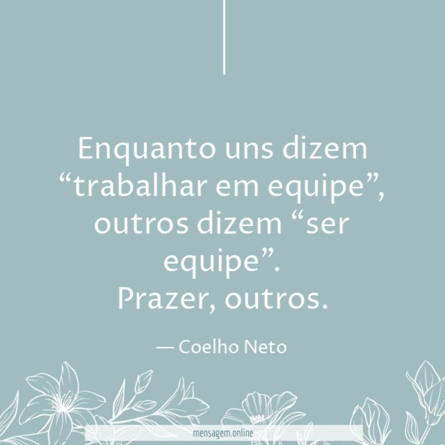 Trabalhar em equipe
