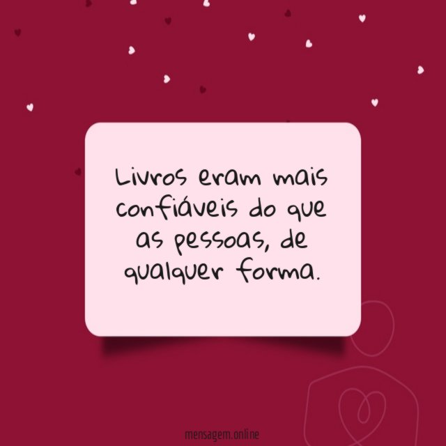 Livros eram mais confiáveis