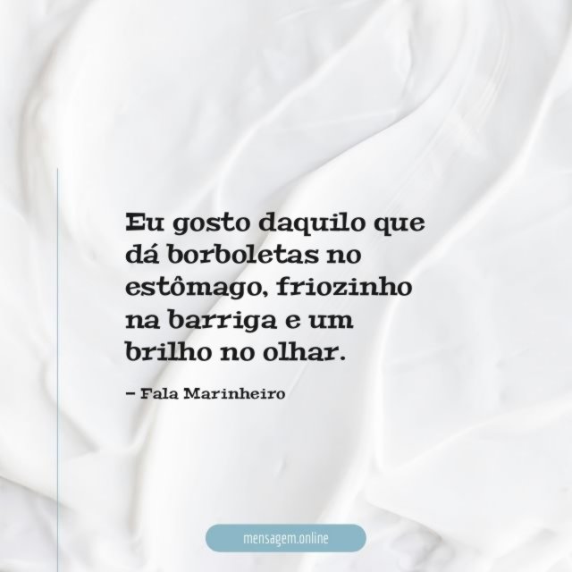 Eu gosto daquilo que