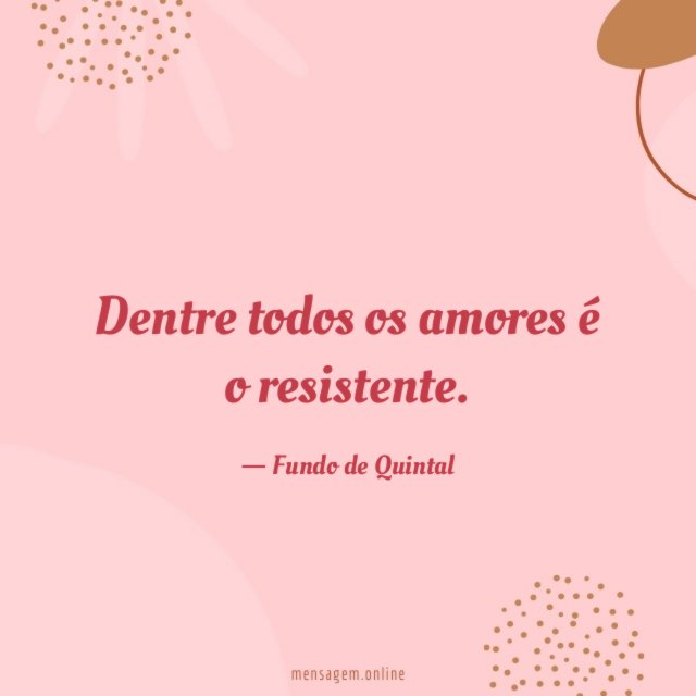 Dentre todos os amores