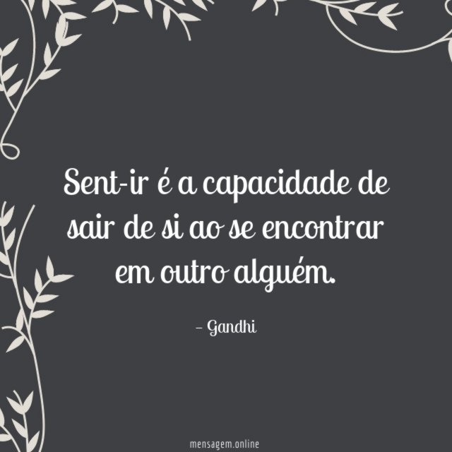 Se encontrar em outro alguém