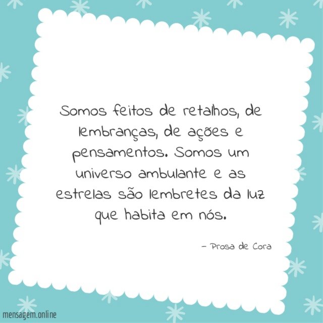 Somos feitos de retalhos