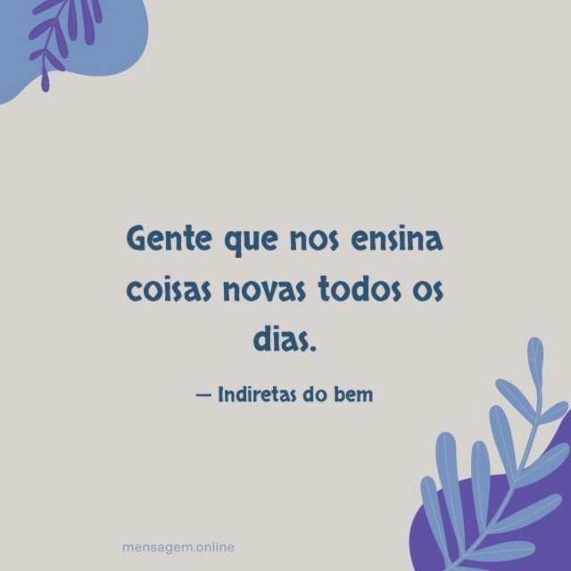 Gente que nos ensina coisas
