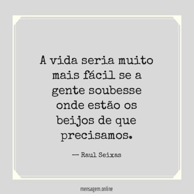 A vida seria muito mais fácil