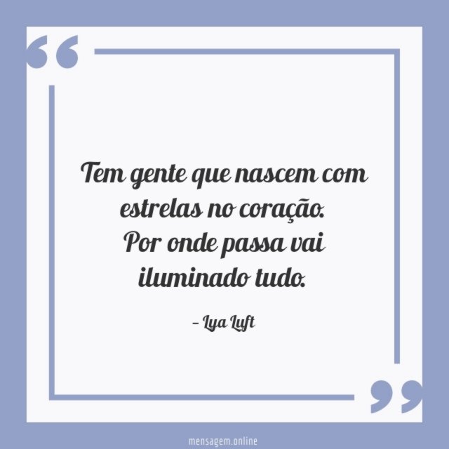 Tem gente que nascem com