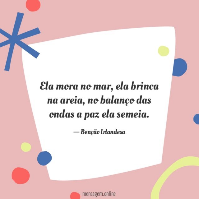 Ela mora no mar