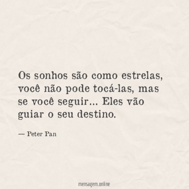 Os sonhos são como estrelas