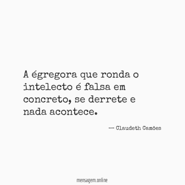A égregora que ronda o intelecto é falsa em concreto