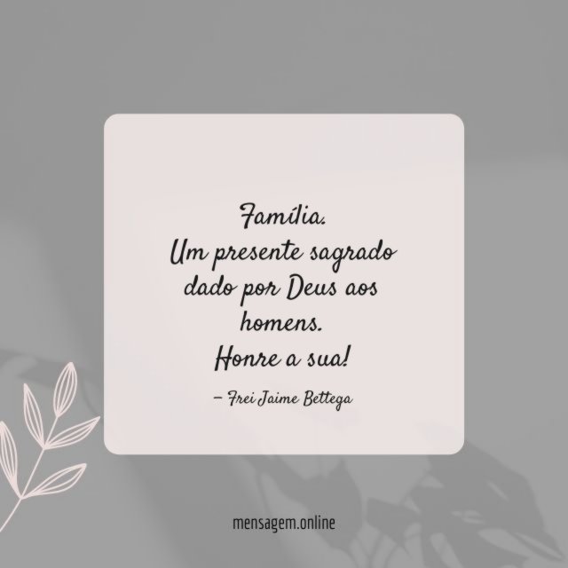 Honre a sua