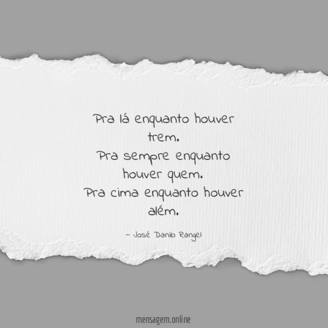 Pra lá enquanto
