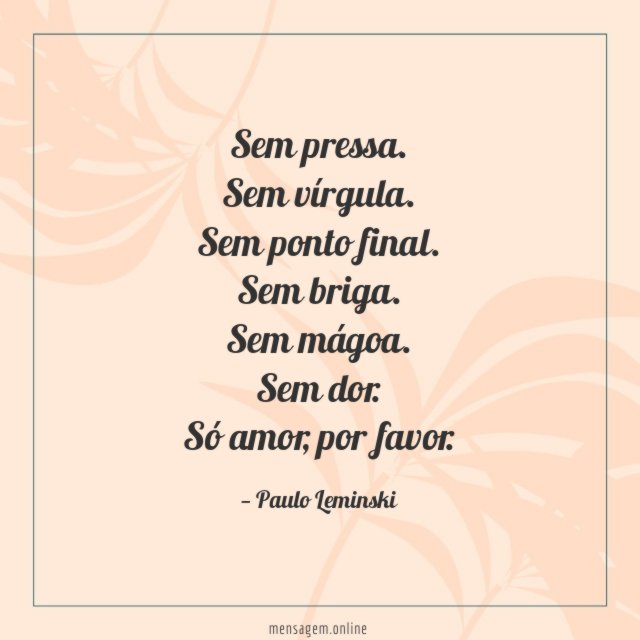 Sem vírgula