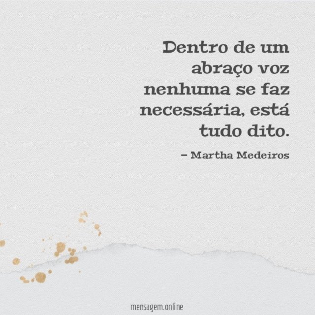 Dentro de um abraço
