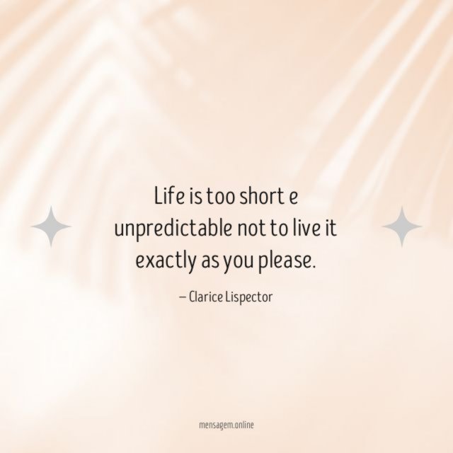 It exactly as you please