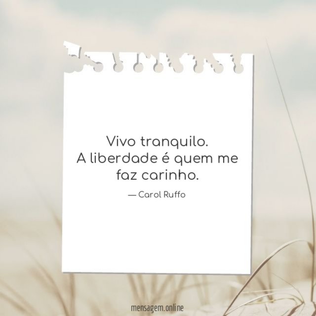 Vivo tranquilo