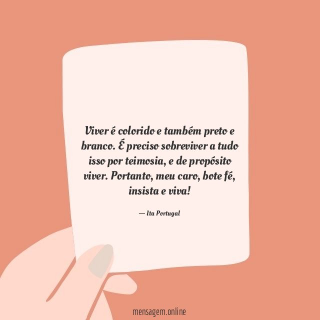 Viver é colorido