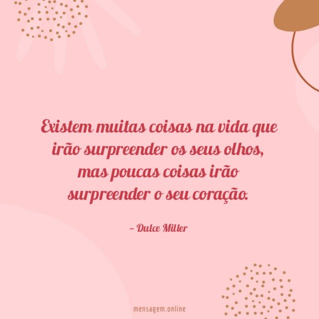 Existem muitas coisas na vida