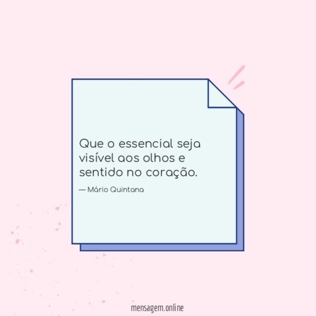 Que o essencial seja visível