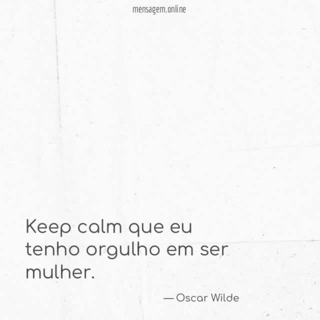 Orgulho em ser mulher