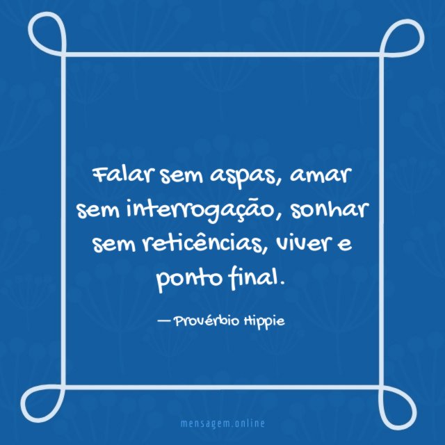 Falar sem aspas