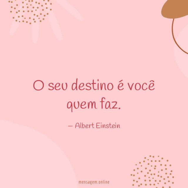 O seu destino