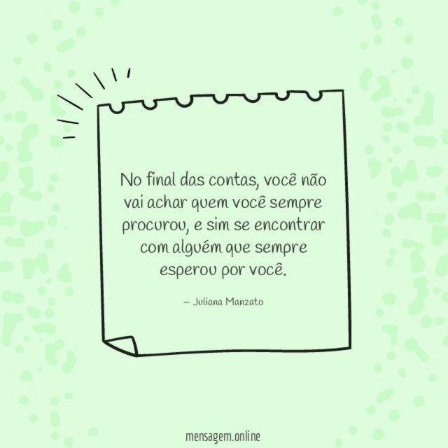 No final das contas