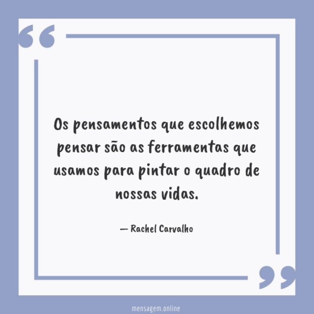 Os pensamentos