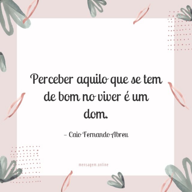 É um dom