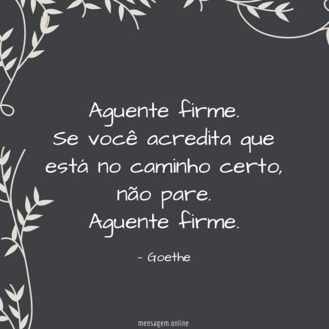 Aguente firme