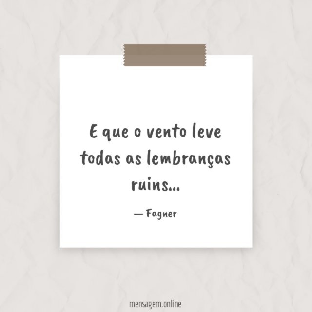 E que o vento leve