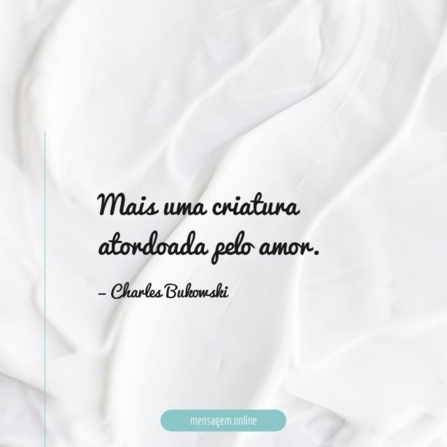 Mais uma criatura atordoada