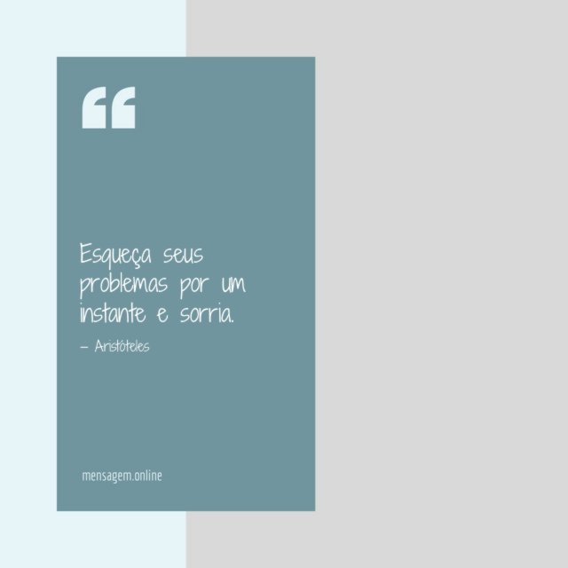 E sorria