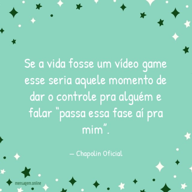 Se a vida fosse um vídeo game