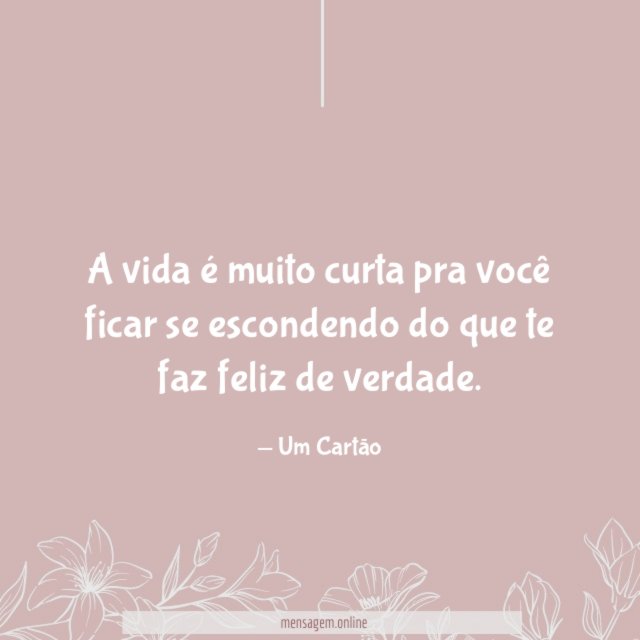 Te faz feliz de verdade